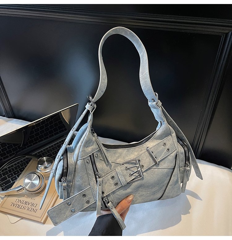 Women's PU Leather Multi Pocket Shoulder Bag detail 26