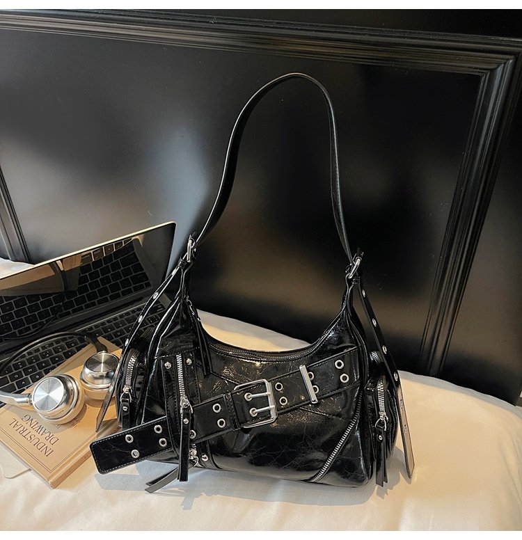 Women's PU Leather Multi Pocket Shoulder Bag detail 28