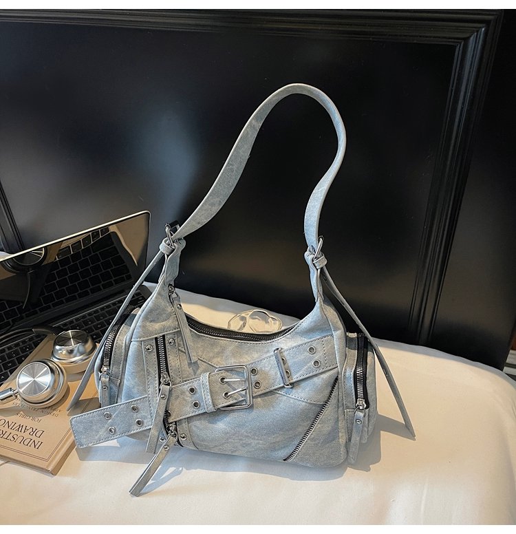 Women's PU Leather Multi Pocket Shoulder Bag detail 31