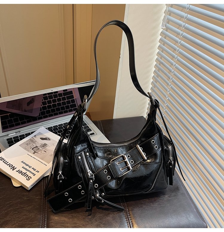 Women's PU Leather Multi Pocket Shoulder Bag detail 36
