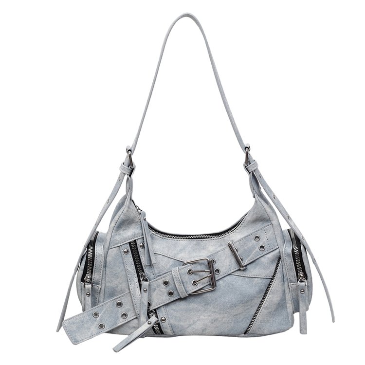 Women's PU Leather Multi Pocket Shoulder Bag view 5