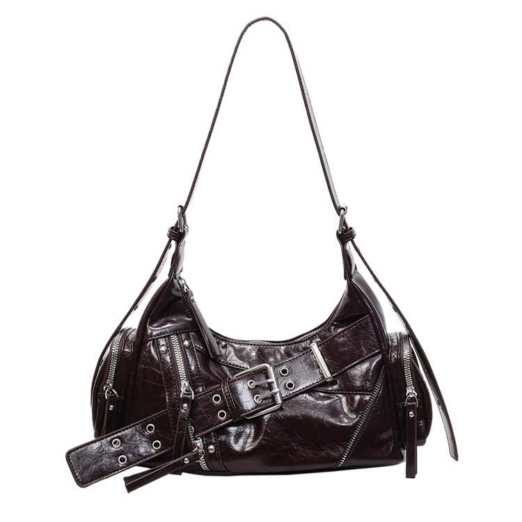 Women's PU Leather Multi Pocket Shoulder Bag view 1