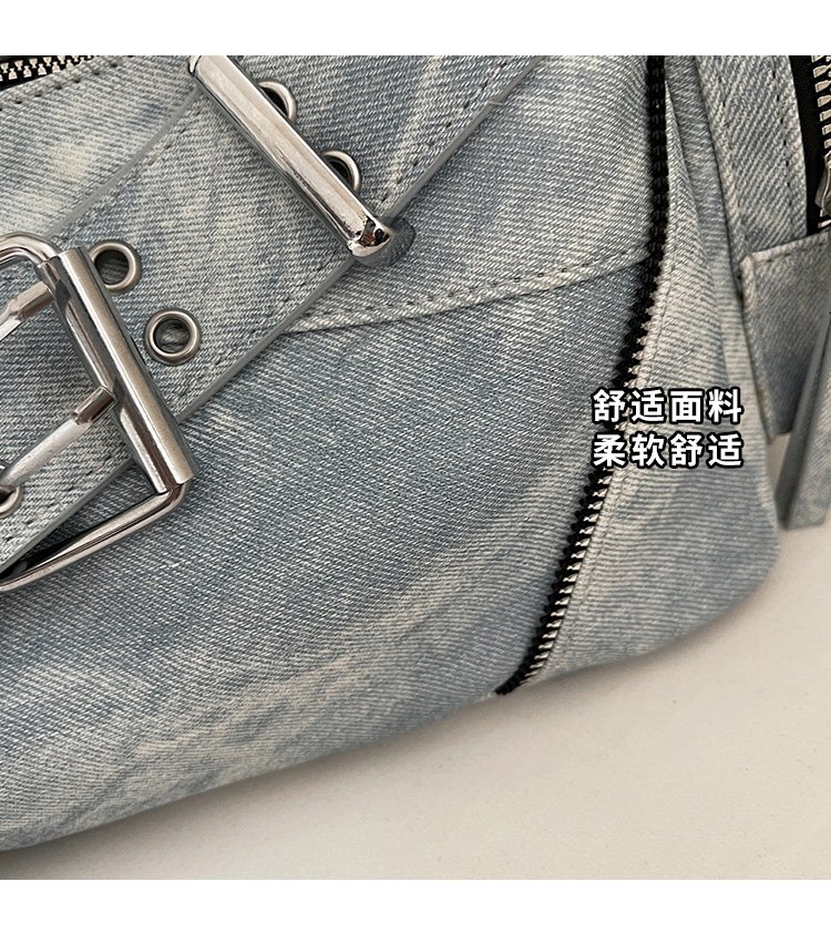 Women's PU Leather Multi Pocket Shoulder Bag detail 5
