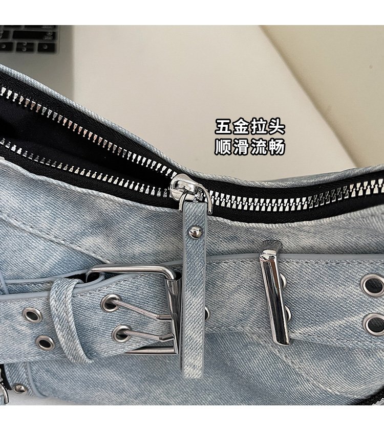 Women's PU Leather Multi Pocket Shoulder Bag detail 8