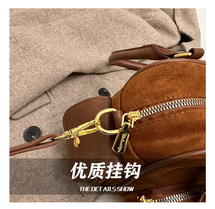 Women's PU Leather Multi Pocket Shoulder Bag detail 9