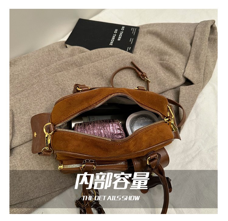 Women's PU Leather Multi Pocket Shoulder Bag detail 7