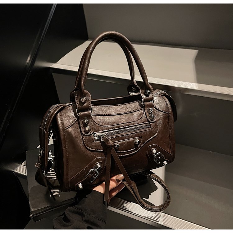 Women's PU Leather Multi Zip Mini Crossbody Bag detail 16