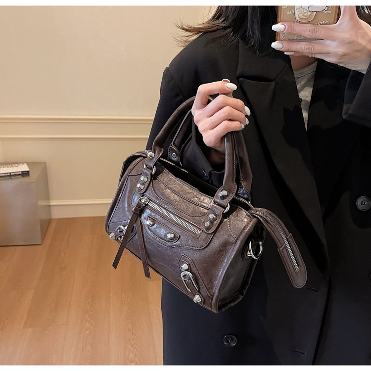 Women's PU Leather Multi Zip Mini Crossbody Bag detail 21