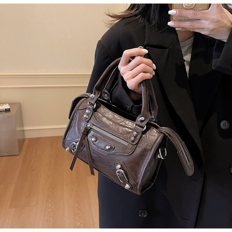 Women's PU Leather Multi Zip Mini Crossbody Bag detail 22