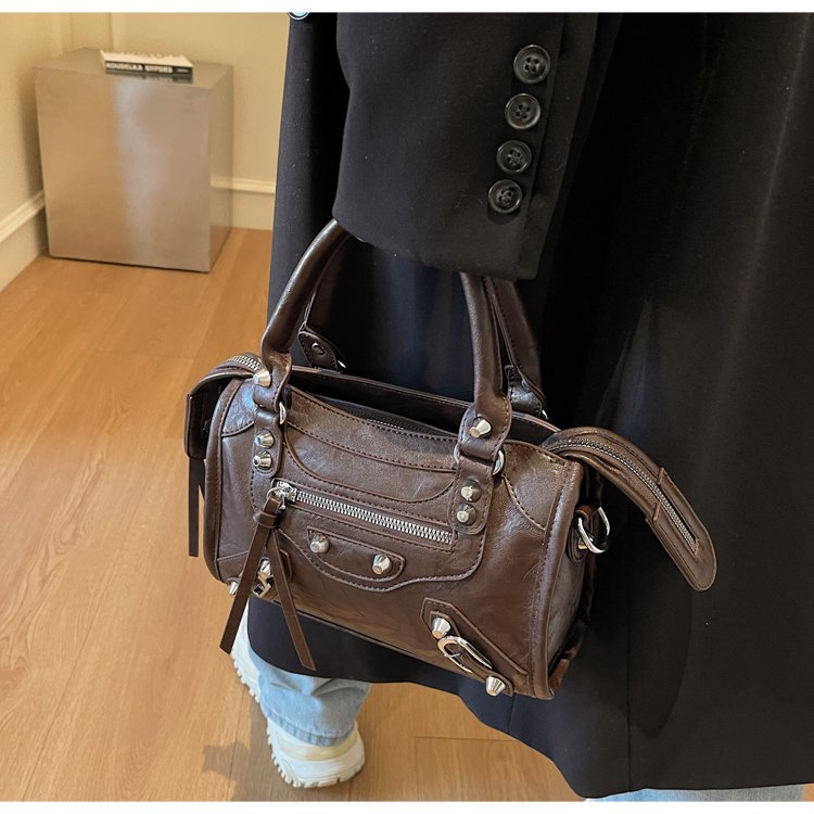Women's PU Leather Multi Zip Mini Crossbody Bag detail 24