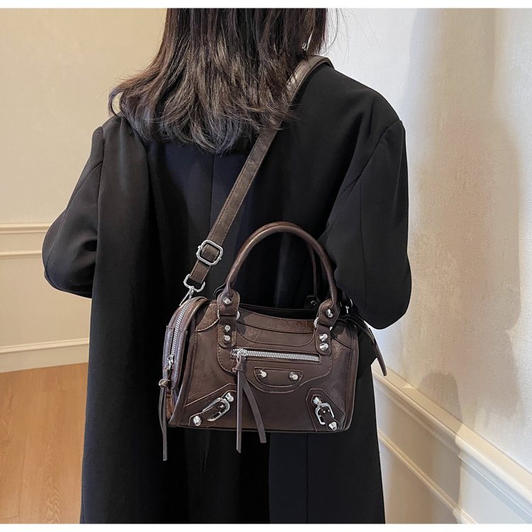 Women's PU Leather Multi Zip Mini Crossbody Bag detail 25