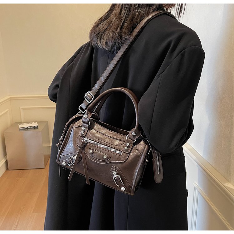 Women's PU Leather Multi Zip Mini Crossbody Bag detail 27