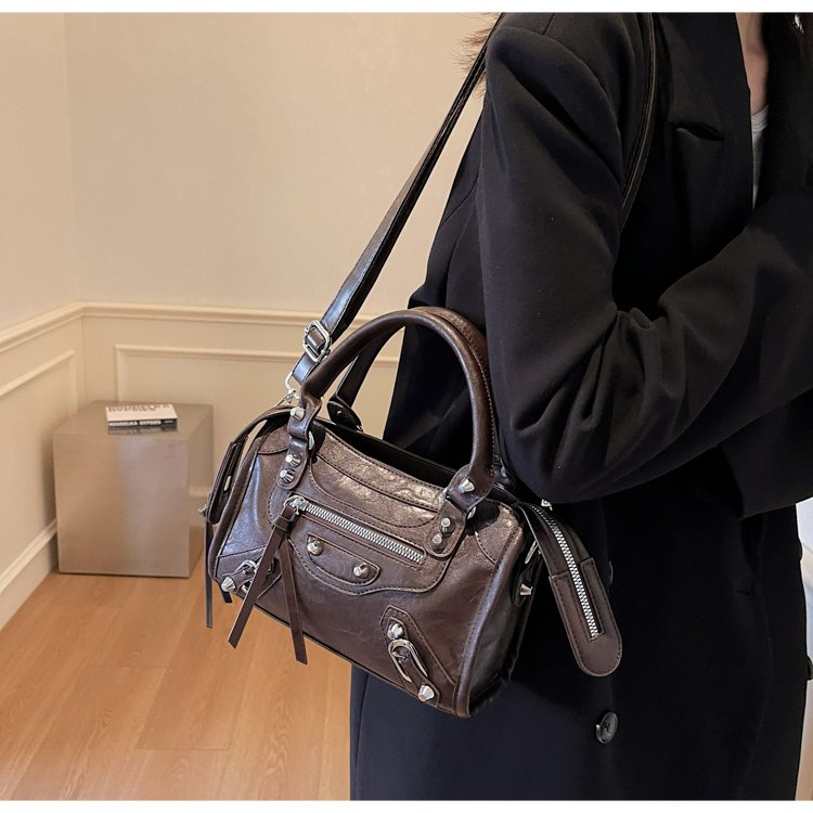 Women's PU Leather Multi Zip Mini Crossbody Bag detail 28