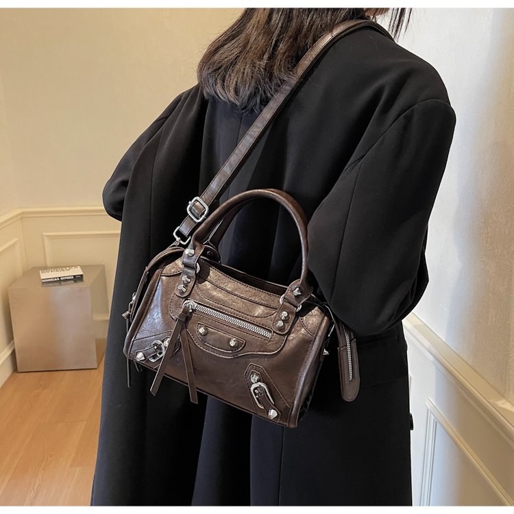 Women's PU Leather Multi Zip Mini Crossbody Bag detail 29