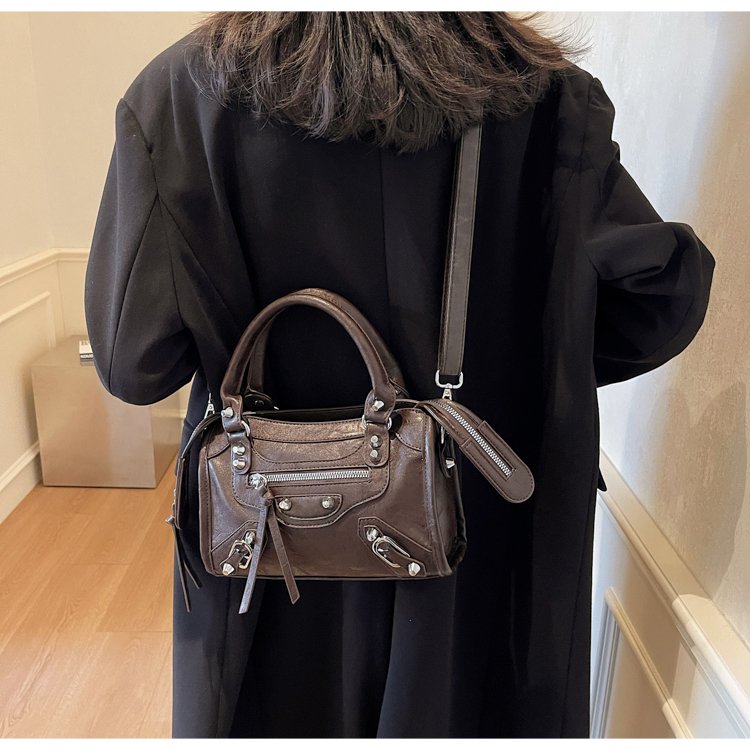 Women's PU Leather Multi Zip Mini Crossbody Bag detail 31