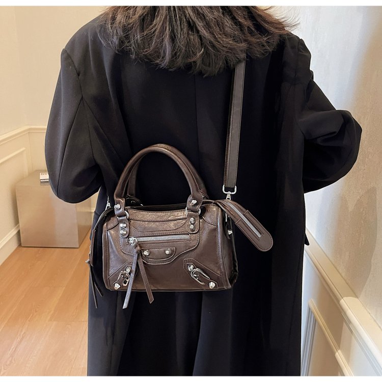 Women's PU Leather Multi Zip Mini Crossbody Bag detail 32