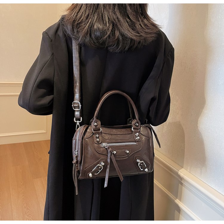 Women's PU Leather Multi Zip Mini Crossbody Bag detail 35