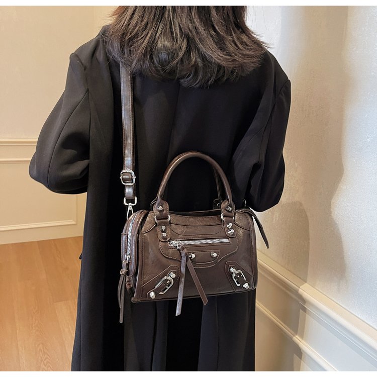 Women's PU Leather Multi Zip Mini Crossbody Bag detail 36