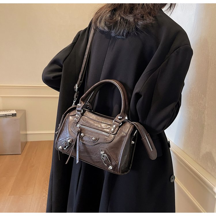 Women's PU Leather Multi Zip Mini Crossbody Bag detail 38