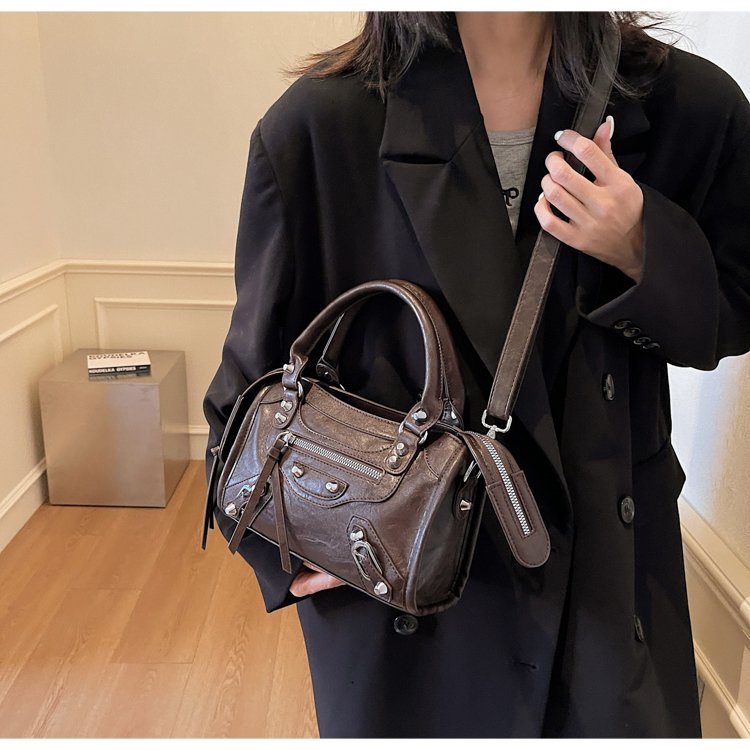 Women's PU Leather Multi Zip Mini Crossbody Bag detail 39