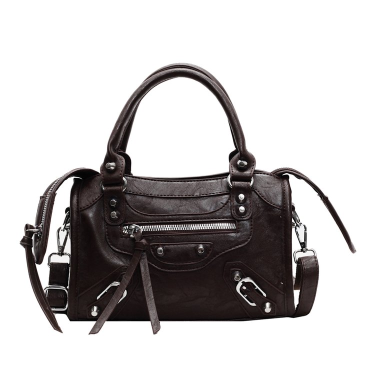 Women's PU Leather Multi Zip Mini Crossbody Bag view 6