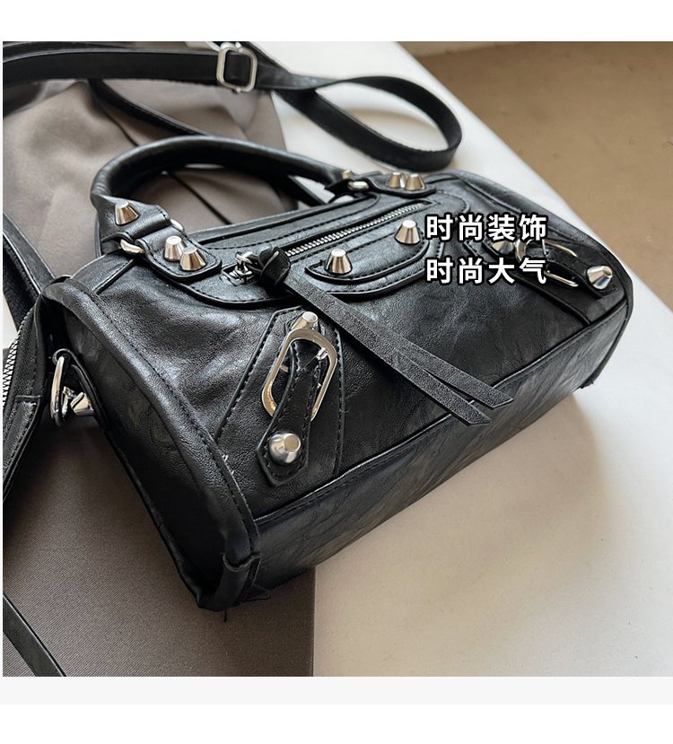 Women's PU Leather Multi Zip Mini Crossbody Bag detail 7
