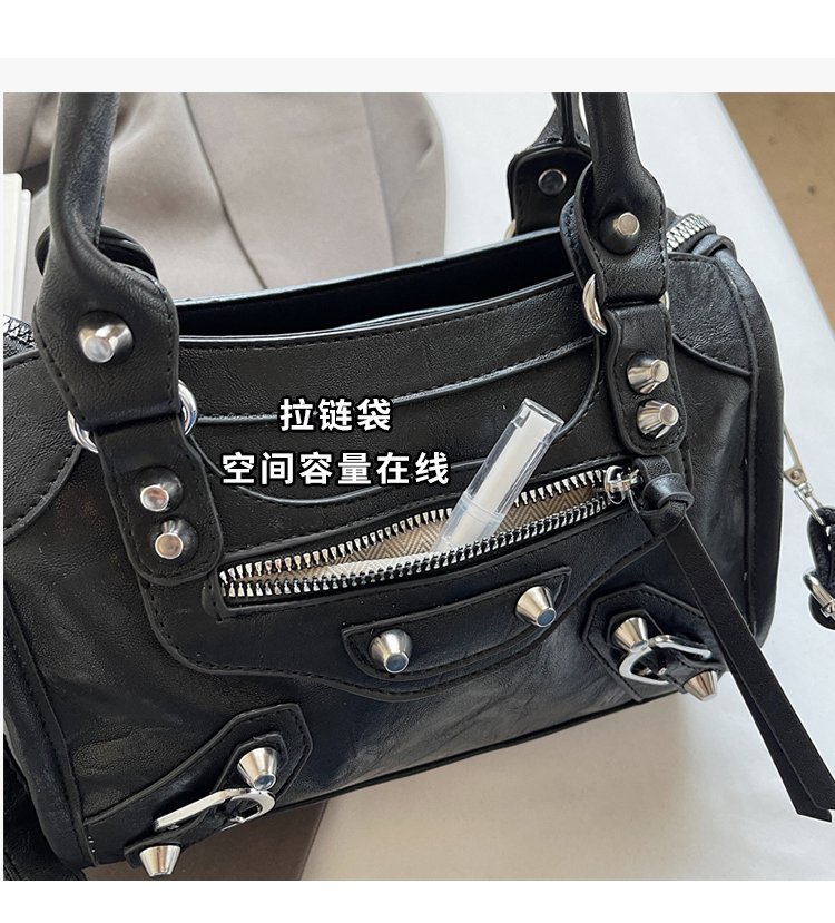 Women's PU Leather Multi Zip Mini Crossbody Bag detail 8