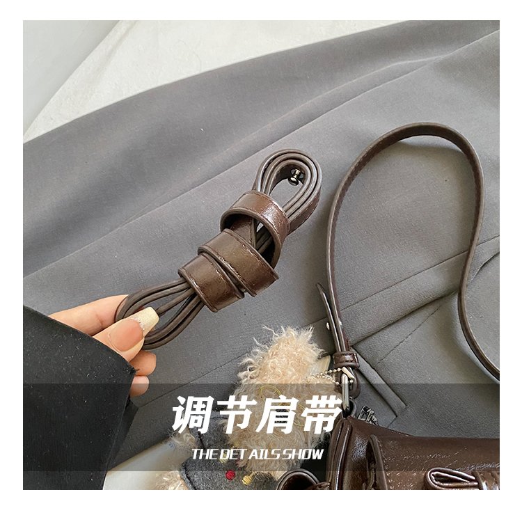 Women's PU Leather Pocket Mini Shoulder Bag detail 15
