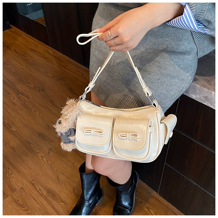 Women's PU Leather Pocket Mini Shoulder Bag detail 20