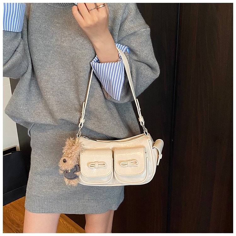 Women's PU Leather Pocket Mini Shoulder Bag detail 21