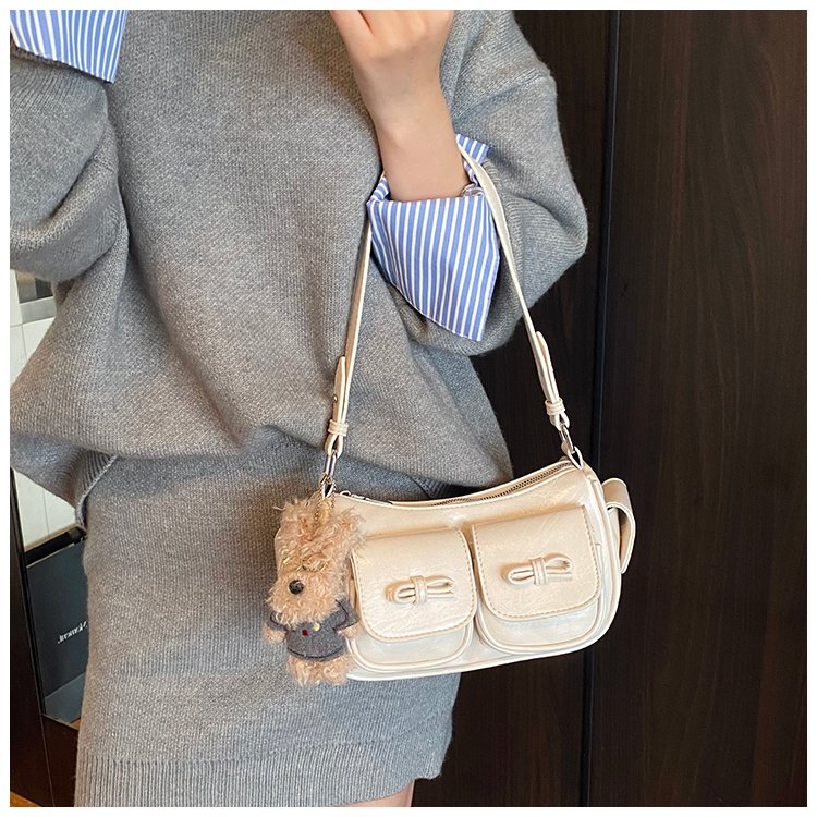Women's PU Leather Pocket Mini Shoulder Bag detail 22