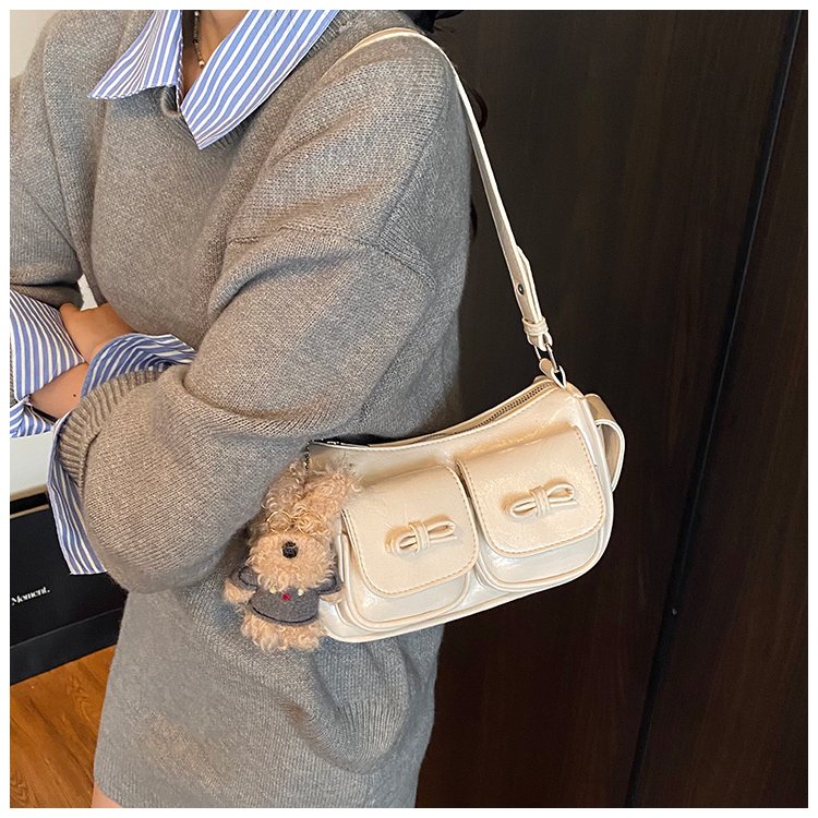 Women's PU Leather Pocket Mini Shoulder Bag detail 24