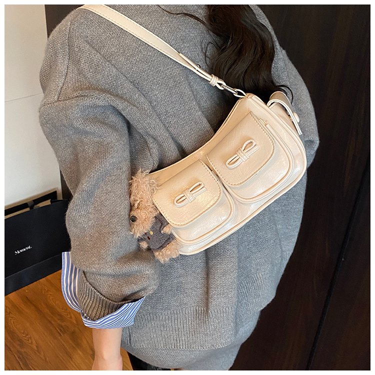 Women's PU Leather Pocket Mini Shoulder Bag detail 26