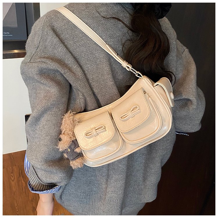 Women's PU Leather Pocket Mini Shoulder Bag detail 27