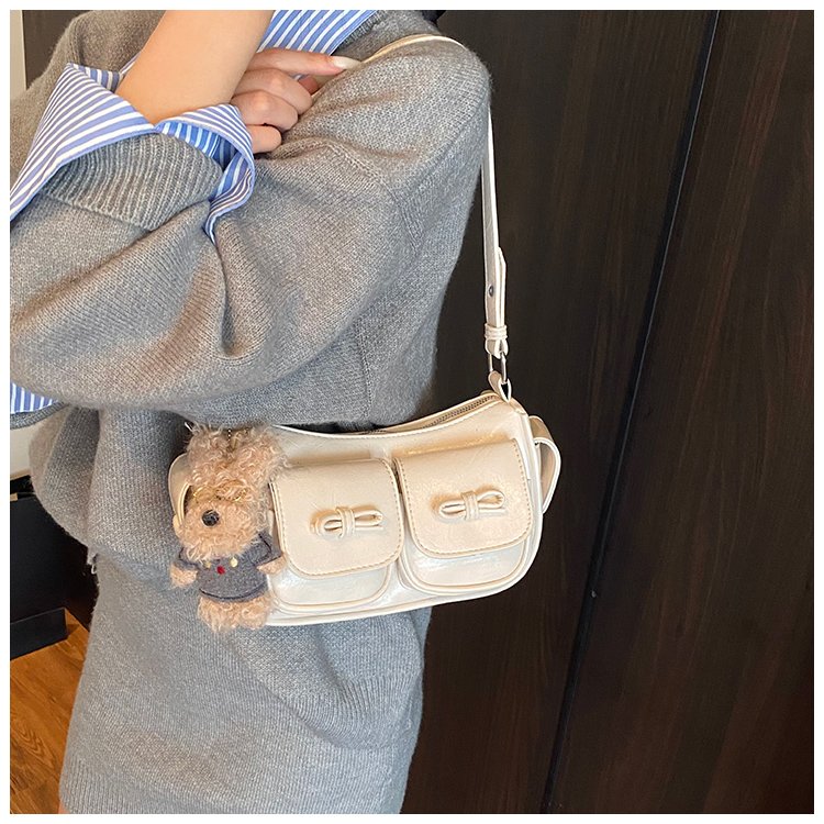 Women's PU Leather Pocket Mini Shoulder Bag detail 28