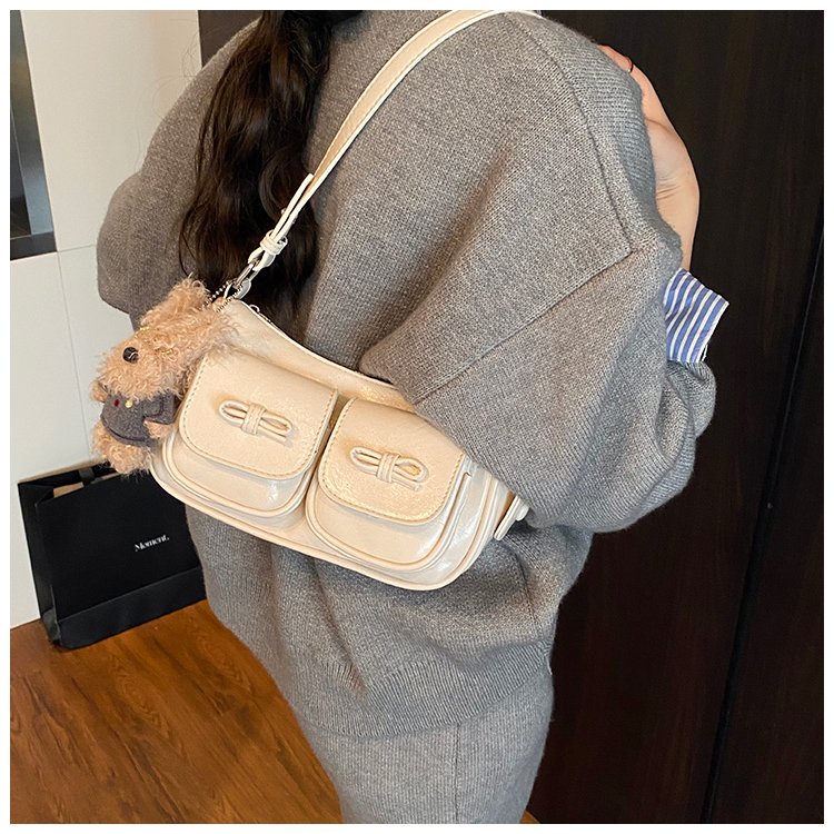 Women's PU Leather Pocket Mini Shoulder Bag detail 29