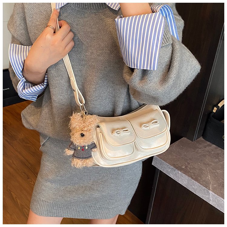 Women's PU Leather Pocket Mini Shoulder Bag detail 32