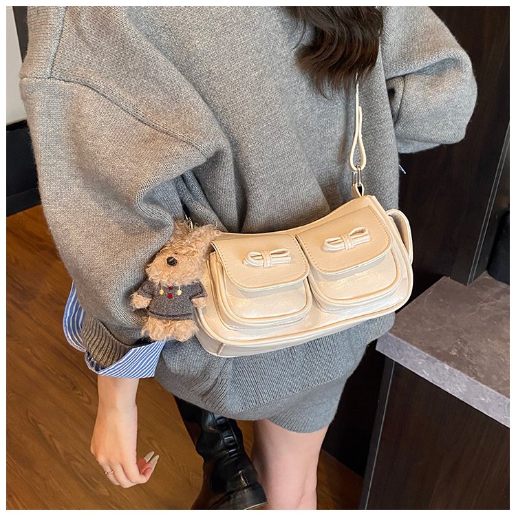 Women's PU Leather Pocket Mini Shoulder Bag detail 37