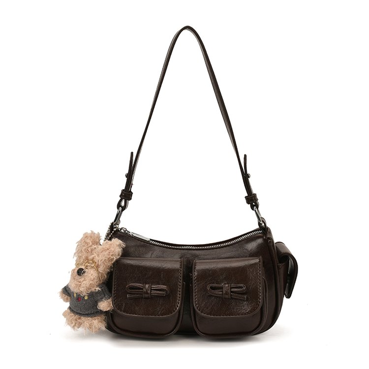 Women's PU Leather Pocket Mini Shoulder Bag view 1
