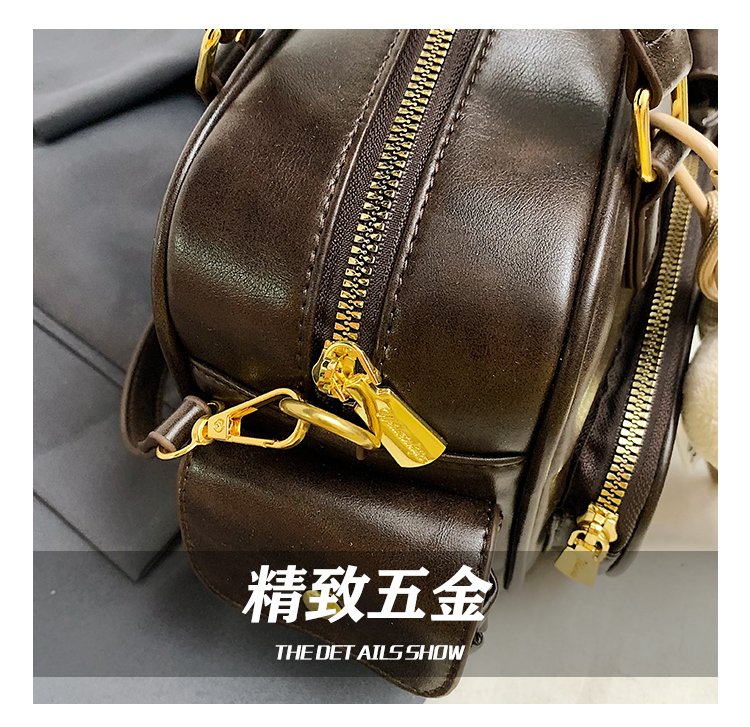 Women's PU Leather Pocket Shoulder Bag detail 7