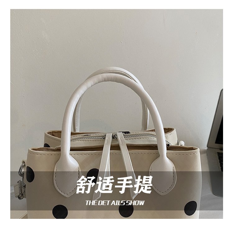 Women's PU Leather Polka Dot Mini Bucket Bag detail 15