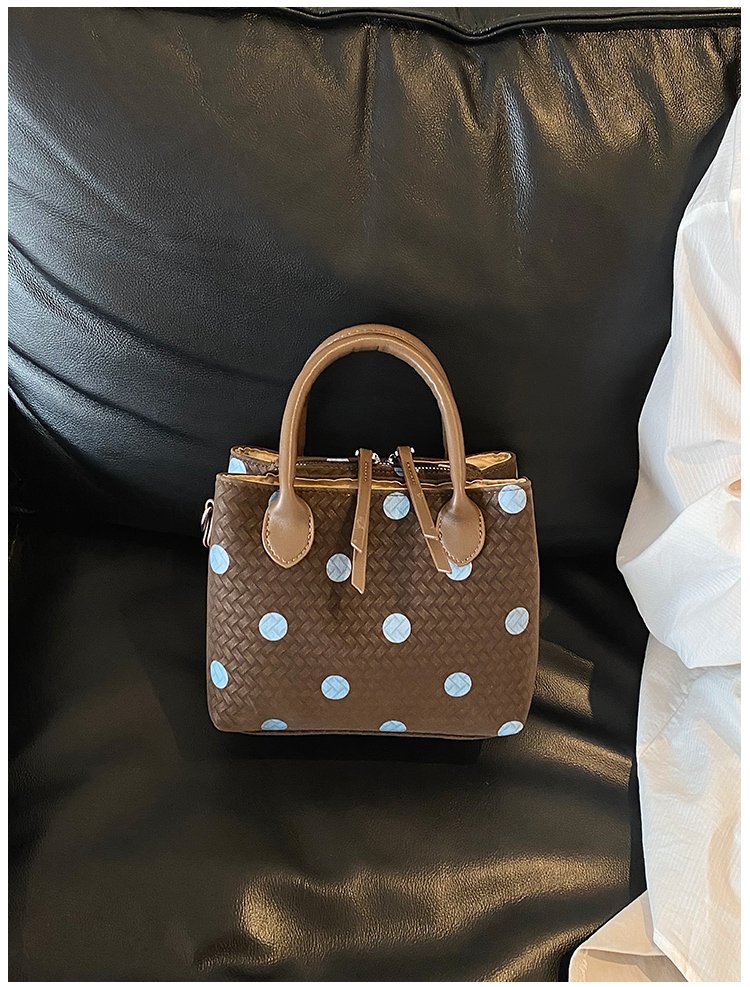 Women's PU Leather Polka Dot Mini Bucket Bag detail 27