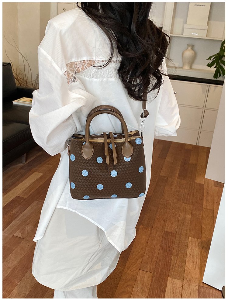 Women's PU Leather Polka Dot Mini Bucket Bag detail 32