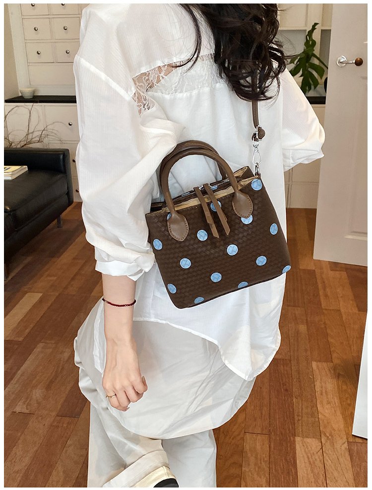 Women's PU Leather Polka Dot Mini Bucket Bag detail 33