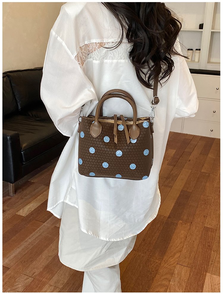 Women's PU Leather Polka Dot Mini Bucket Bag detail 34