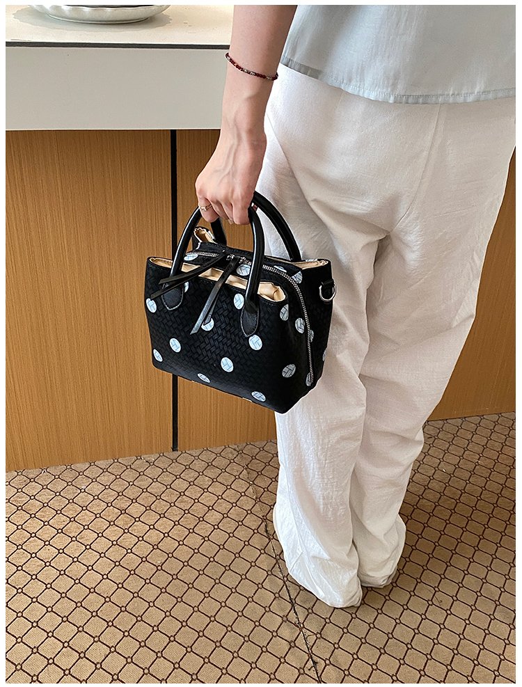 Women's PU Leather Polka Dot Mini Bucket Bag detail 39