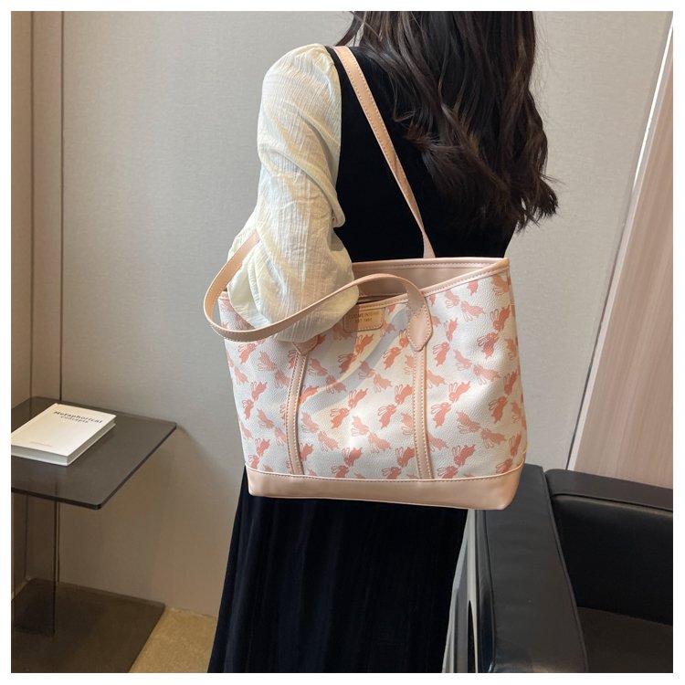 Women's PU Leather Printed Tote Bag detail 10