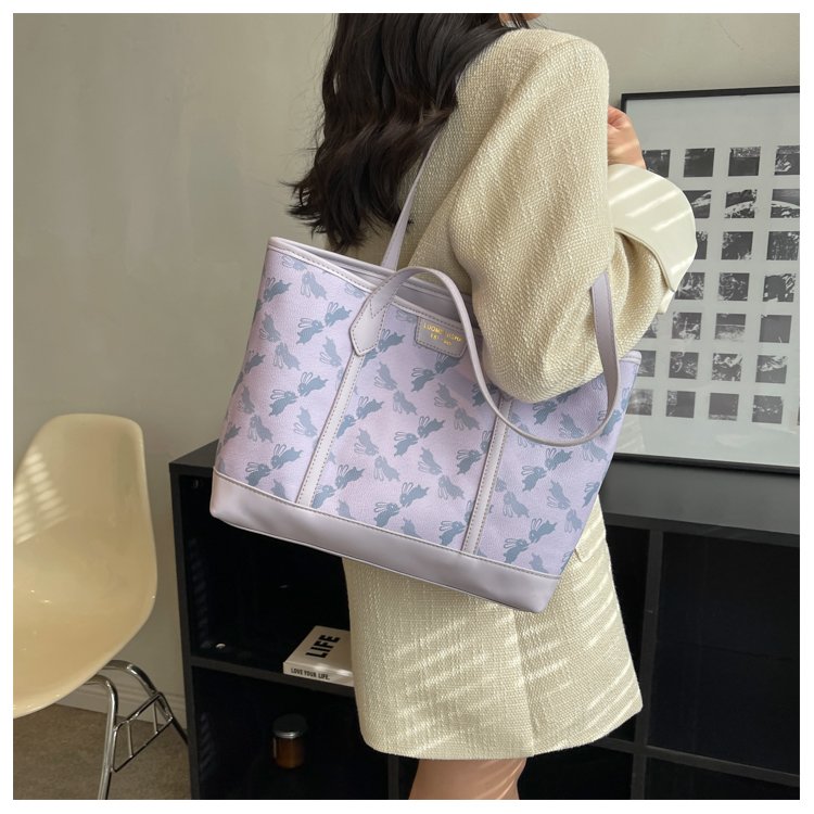 Women's PU Leather Printed Tote Bag detail 20