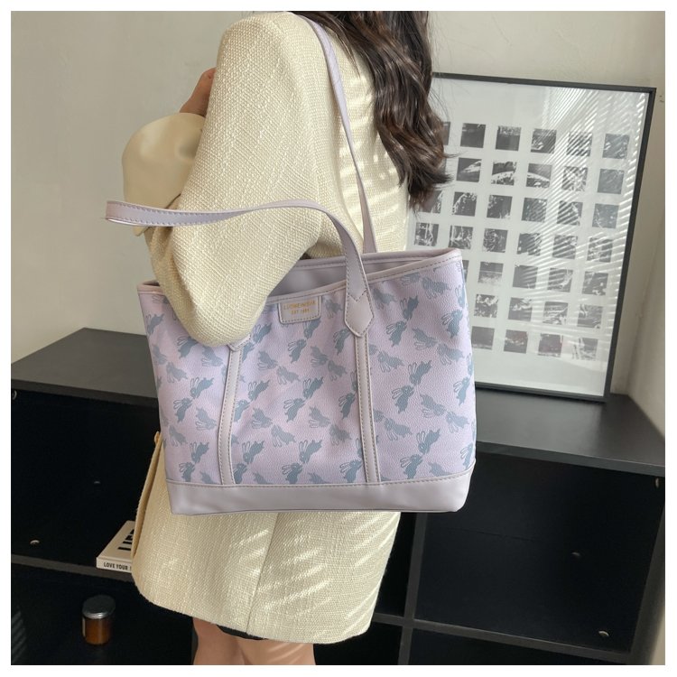 Women's PU Leather Printed Tote Bag detail 21