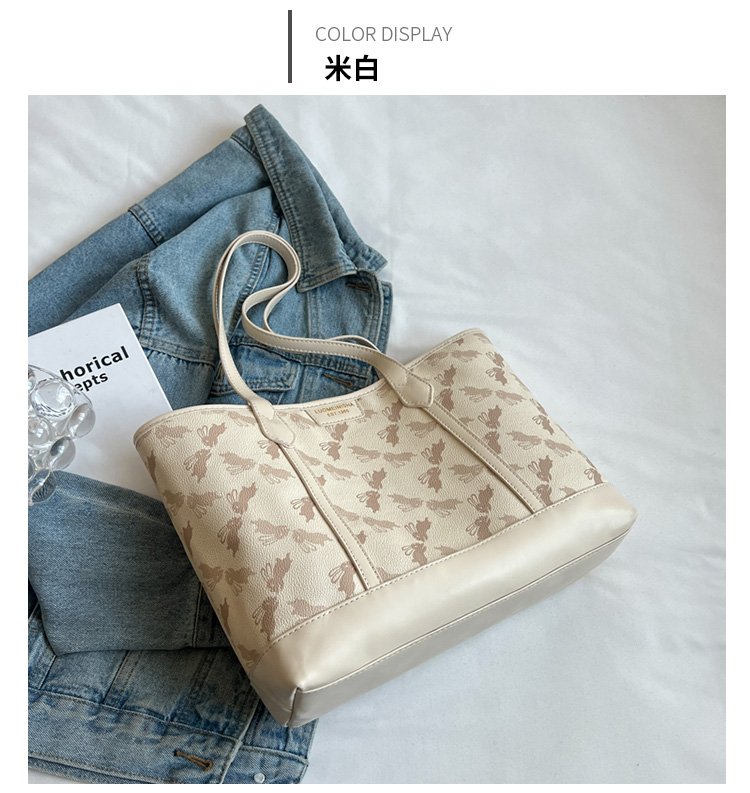 Women's PU Leather Printed Tote Bag detail 27